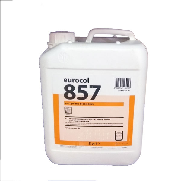 857 Europrimer Block Plus (5л) изолирующий лак-грунтовка по дереву