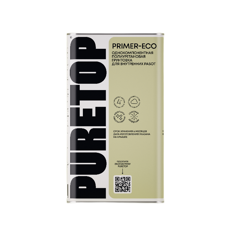 PURETOP PRIMER ECO (4,5 кг) полиуретановая грунтовка для стяжки без запаха
