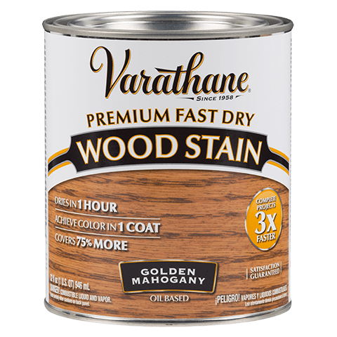 Быстросохнущее тонирующее прозрачное масло Varathane Fast Dry Wood Stain Золотой махагон 262014