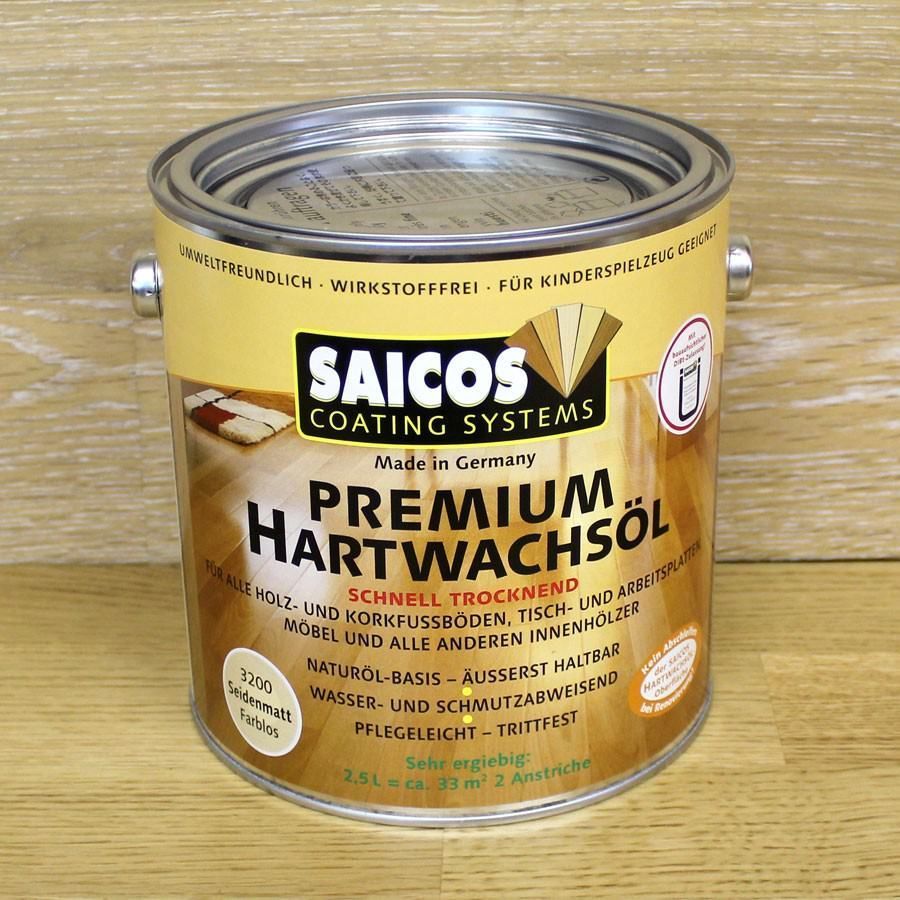 Масло с твердым воском Saicos Premium Hartwachsol