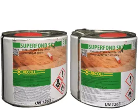 SUPERFOND (суперфонд) двухкомпонентная полиуретановая грунтовка для паркета шлифуемая на основе растворителей