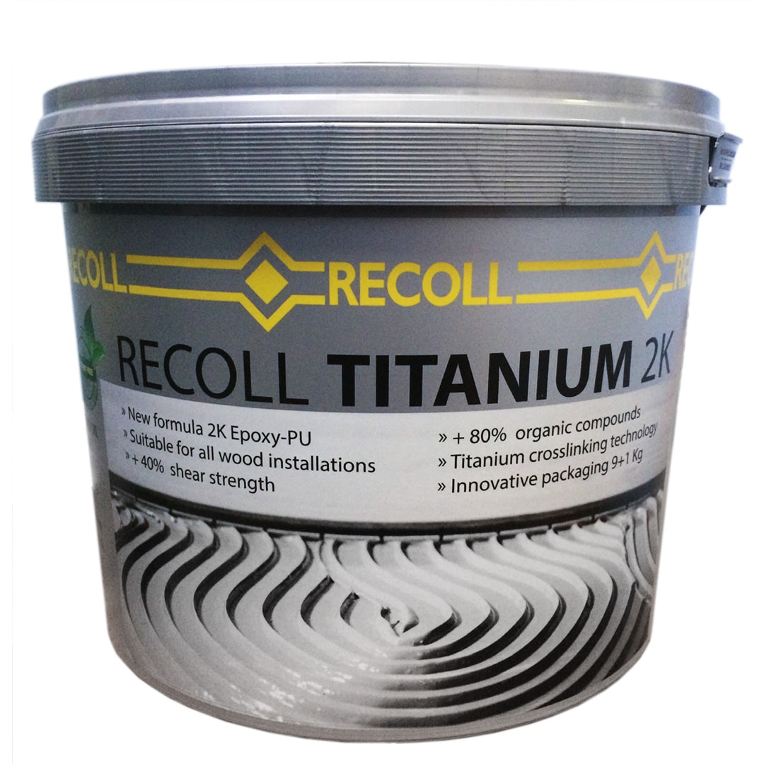 TITANIUM 2K (10кг) двухкомпонентный полиуретановый клей для фанеры и паркета