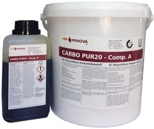 Minova ECOPUR PU-2K двухкомпонентный паркетный клей
