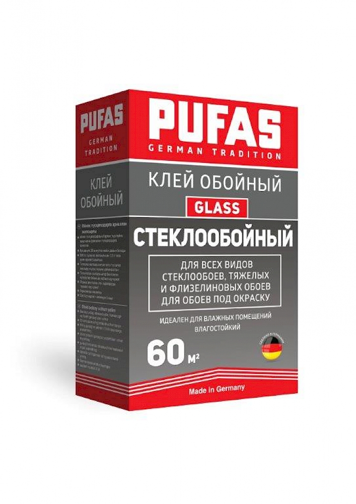 PUFAS клей стеклообойный 60м2 500гр