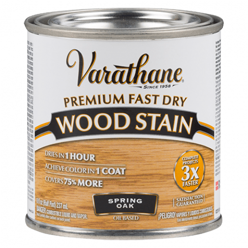 Быстросохнущее тонирующее прозрачное масло Varathane Fast Dry Wood Stain Весенний дуб 0,946 л, 262004