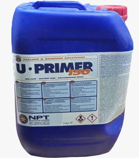 Полиуретановая грунтовка U-Primer 150 (13 кг) по бетону для укрепления и увеличения адгезии к стяжке