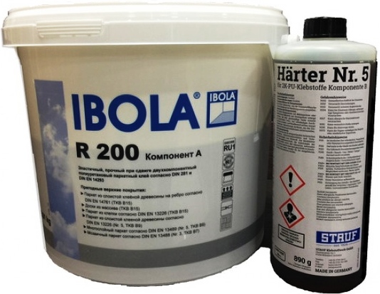 IBOLA R 200 двухкомпонентный паркетный клей