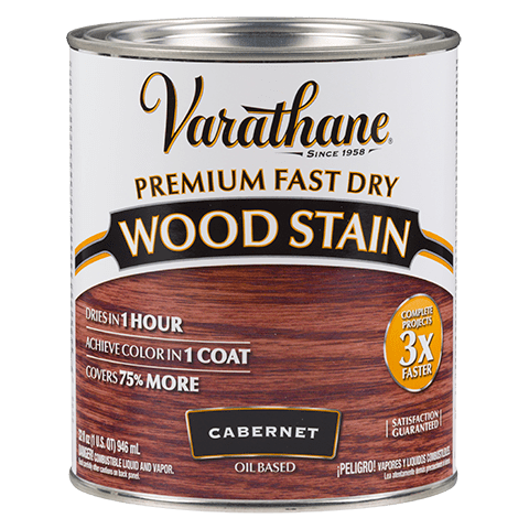 Varathane Fast Dry Wood Stain Каберне 262016 Быстросохнущее тонирующее прозрачное масло