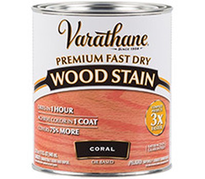 Varathane Fast Dry Wood Stain Коралловый 307413 Быстросохнущее тонирующее прозрачное масло