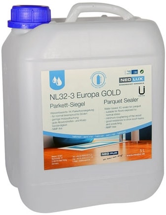NEOLUX EUROPA NL50 водный лак для паркета матовый 10л